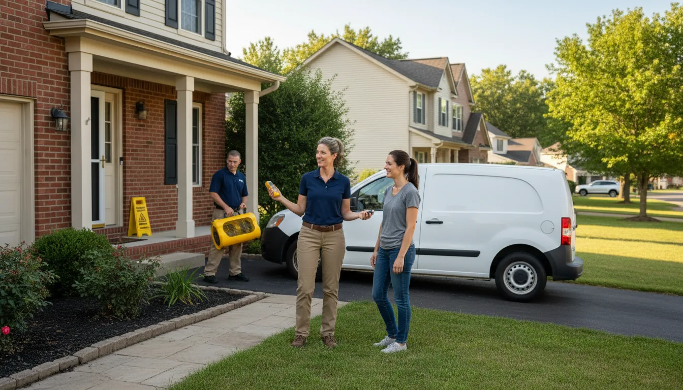 Water restoration image for Fire And Smoke Damage Restoration in Leonard, TX
